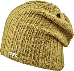 Strickmtze Uni mit Seide