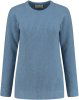 light blue melange